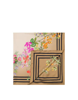 Foulard in seta con stampa floreale Photo 2