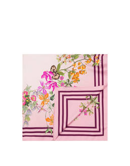 Foulard in seta con stampa floreale Photo 2