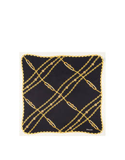 Foulard in seta con stampa catene Photo 1