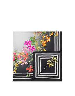 Foulard in seta con stampa floreale Photo 2