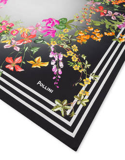 Foulard in seta con stampa floreale Photo 3
