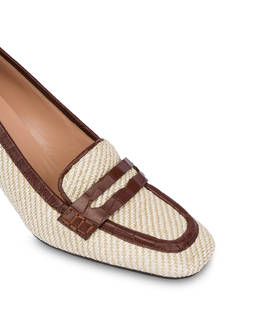 Loafer Camber Sand in Rafia Photo 4