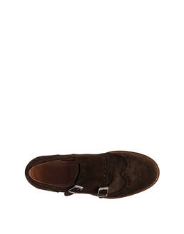 Double Monk Flexy aus Spaltleder Photo 3