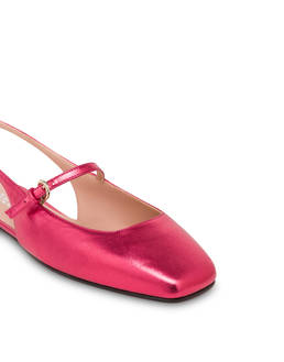 Slingback Ballet in Nappa leather Photo 4