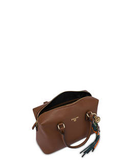 Double Handle Bag Carousel in pelle Photo 3