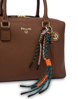 Double Handle Bag Carousel in pelle Photo 4