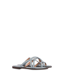 Flat Slide in Bottalato Calfskin Photo 2