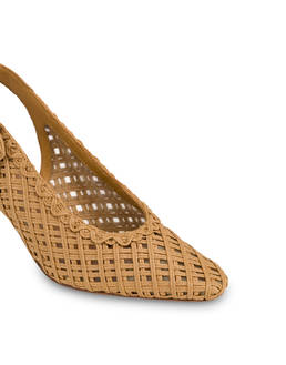 Muse Slingback in Raffia Photo 4