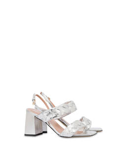 Ladies’ Sandal in Laminated Nappa Photo 2
