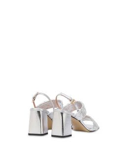 Ladies’ Sandal in Laminated Nappa Photo 3