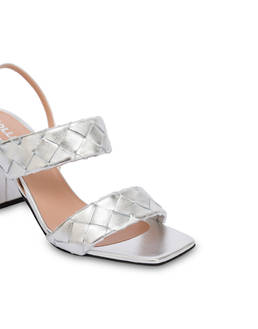 Ladies’ Sandal in Laminated Nappa Photo 4