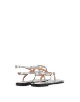 Capri Flat Sandal in Calfskin Photo 3