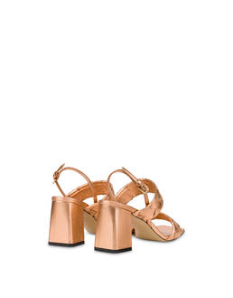 Sandale Dama aus laminiertem Nappaleder Photo 3