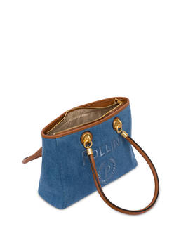 Small Tote Bag Capri In Simil Suede Photo 3