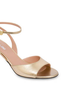 Sandal Aria in laminated nappa leather Photo 4