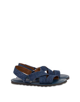 Denim Capri Sandal Photo 2