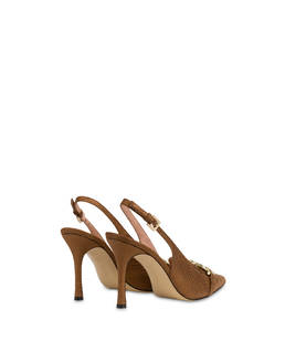 Pump Chain Light in bark-colored calf leather Photo 3