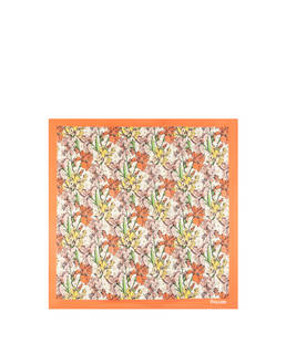 Foulard In Seta Con Stampa floreale multicolor Photo 2
