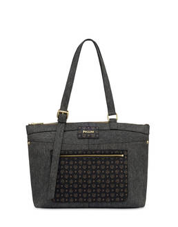 Indigo shoulder bag in PU Photo 1