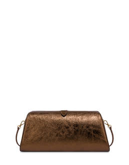 Pochette Shell in vitello laminato Photo 1