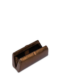 Pochette Shell in vitello laminato Photo 3