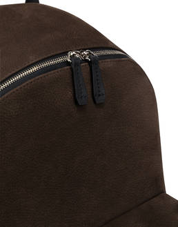 Rucksack aus Nubuk- und Kalbsleder Photo 4