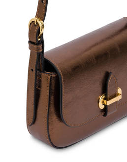 Crossbody Bag Fence in vitello laminato Photo 4