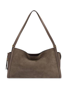 Schultertasche Empire aus Spalt- und Kalbsleder Photo 1