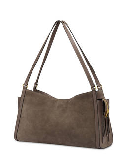 Schultertasche Empire aus Spalt- und Kalbsleder Photo 2