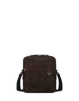 Borsa a tracolla in nabuk e vitello Photo 1
