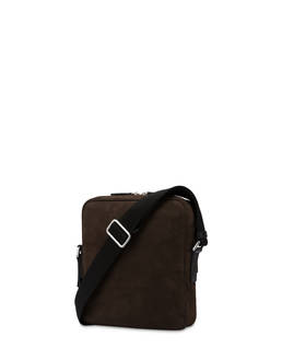 Borsa a tracolla in nabuk e vitello Photo 2