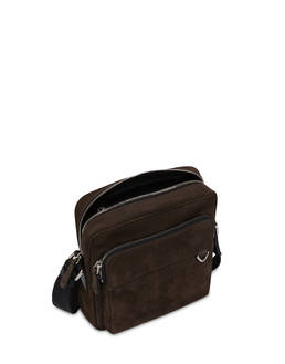 Borsa a tracolla in nabuk e vitello Photo 3