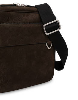 Borsa a tracolla in nabuk e vitello Photo 4