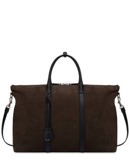 Reisetasche aus Nubuk- und Kalbsleder Photo 1