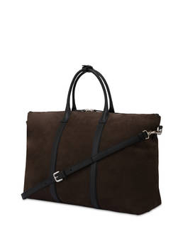 Reisetasche aus Nubuk- und Kalbsleder Photo 2