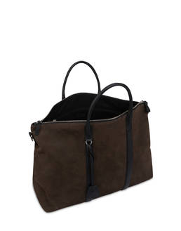 Reisetasche aus Nubuk- und Kalbsleder Photo 3