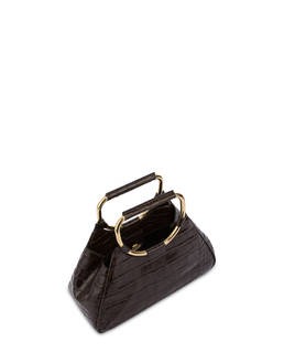 Handtasche Armour aus Kalbsleder mit Krokodildruck Photo 3