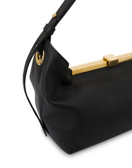 Handtasche Lilly aus gewalktem Kalbsleder Photo 4