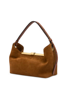 Lilly handbag in split leather and calfskin Photo 2