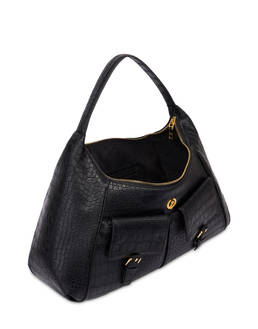 Schultertasche Urban Pocket aus PU-Krokodil Photo 3
