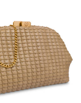 Pochette Cloud in mini grained lux plissè pu Photo 4