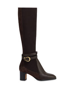 Stiefel Empire aus Kalbs- und Spaltleder Photo 1