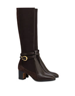 Stiefel Empire aus Kalbs- und Spaltleder Photo 2