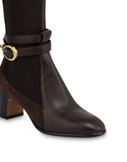 Stiefel Empire aus Kalbs- und Spaltleder Photo 4