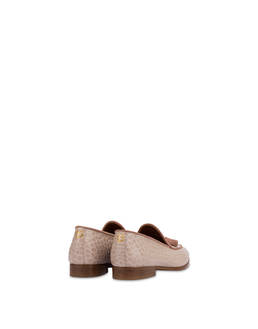 Outline Belgian Shoes in crocodile print calfskin and split leather Photo 3
