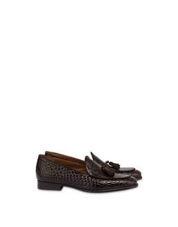 Belgian Shoes Outline in vitello stampa cocco e crosta Photo 2