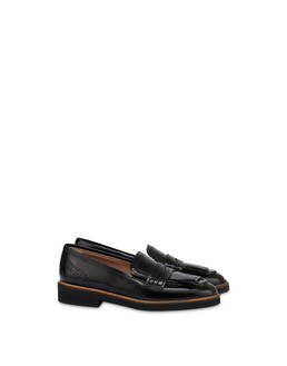 Mannish loafer in abraided calfskin Photo 2