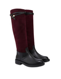 Alba boot in calfskin and split leather Photo 2