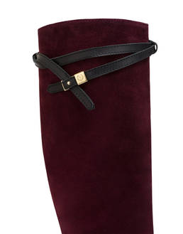 Alba boot in calfskin and split leather Photo 4