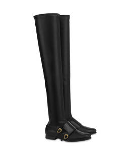 Overknee-Stiefel Kaleido aus weichem PU und Kalbsleder Photo 2